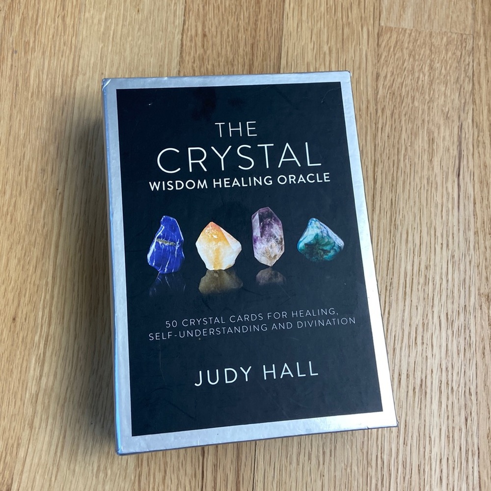The Crystal Wisdom Healing Oracle Card Deck by Judy Hall